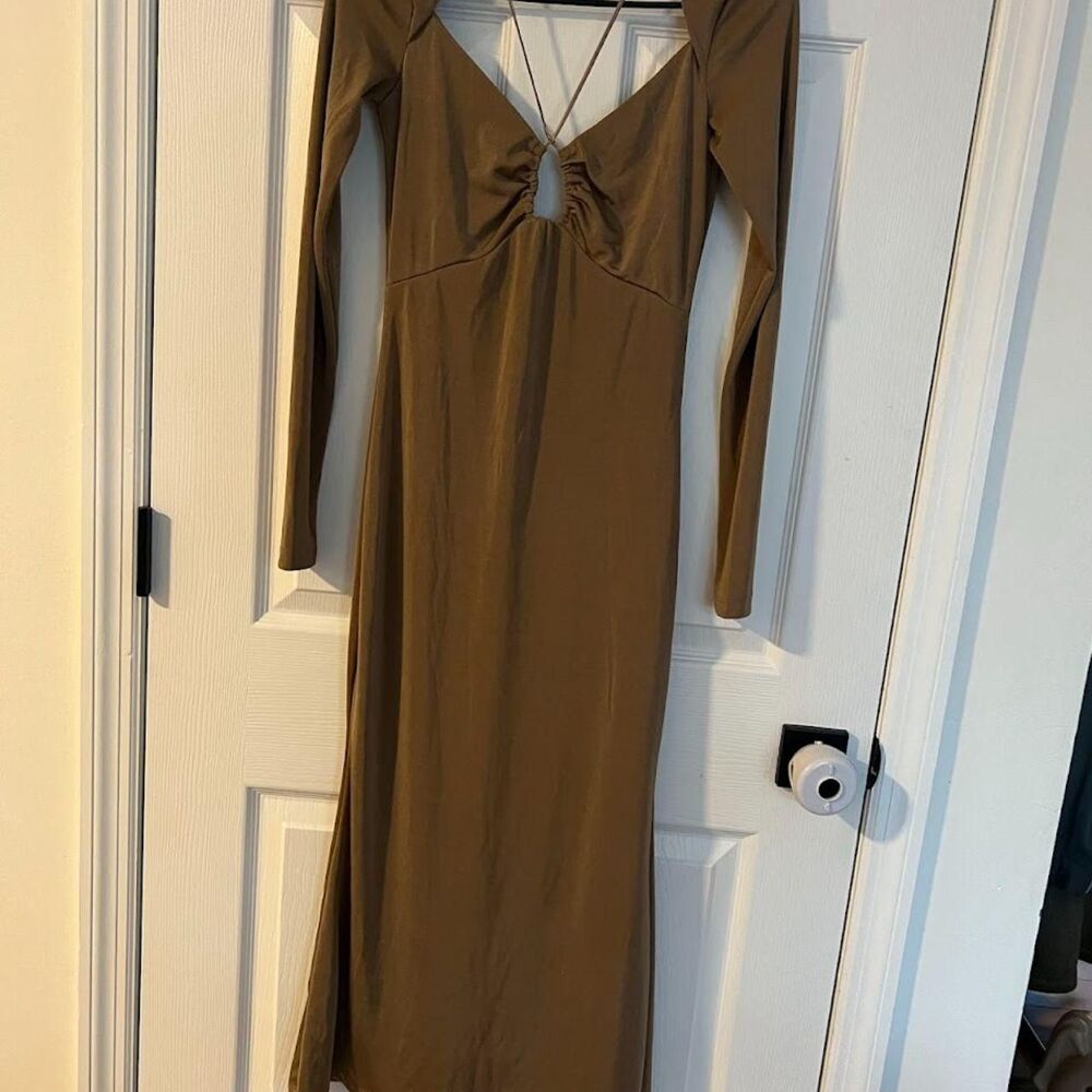 Jason Wu bronze dress XS